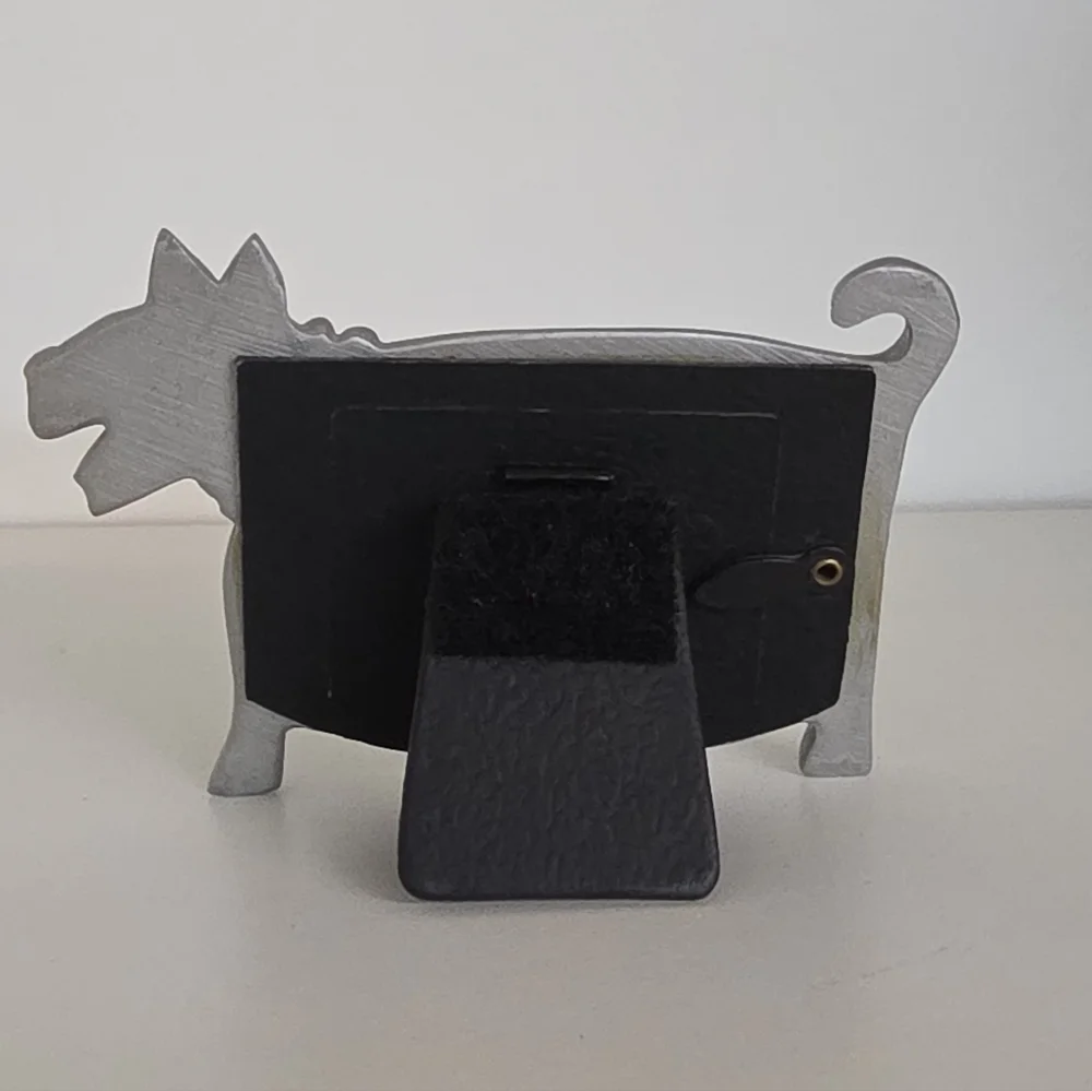 Sonoma Whimsical Pewter-Tone Resin Dog Photo Frame